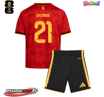 Belgia Timothy Castagne #21 Koszulka Podstawowa dzieci MŚ 2026 Krótki Rękaw (+ krótkie spodenki)